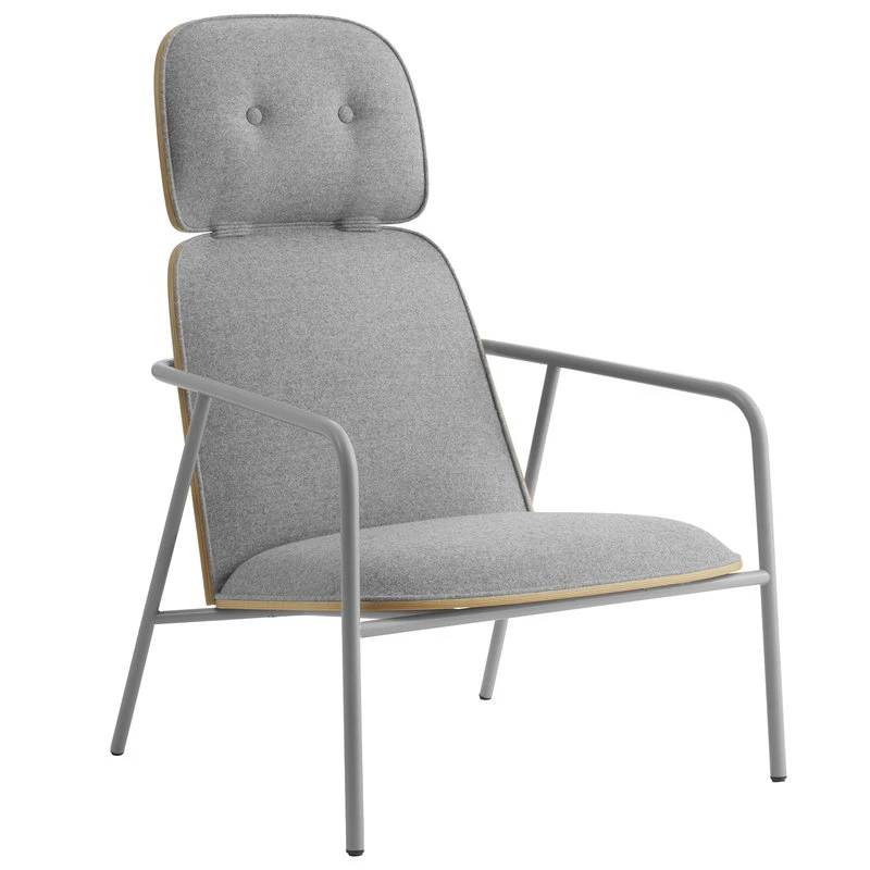 Normann Copenhagen Pad Loungesessel Hoch, Grauer Stahl - Eiche - Synergy LDS 16 3 Normann Copenhagen Pad Loungesessel Hoch, Grauer Stahl - Eiche - Synergy LDS 16