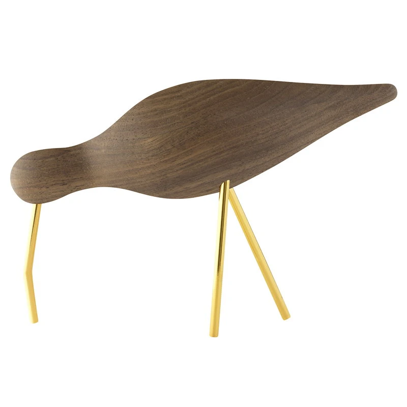 Normann Copenhagen Shorebird, Groß, Walnuss - Messing 3 Normann Copenhagen Shorebird, Groß, Walnuss - Messing