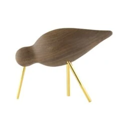 Normann Copenhagen Shorebird, Mittel, Walnuss - Messing