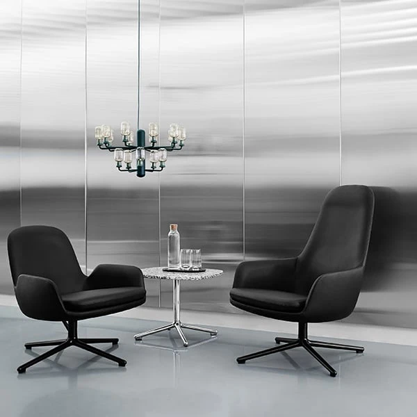 Normann Copenhagen Kronleuchter Amp, Klein, Rauchgrau – Schwarz 4 Normann Copenhagen Kronleuchter Amp, Klein, Rauchgrau – Schwarz – Bild 2