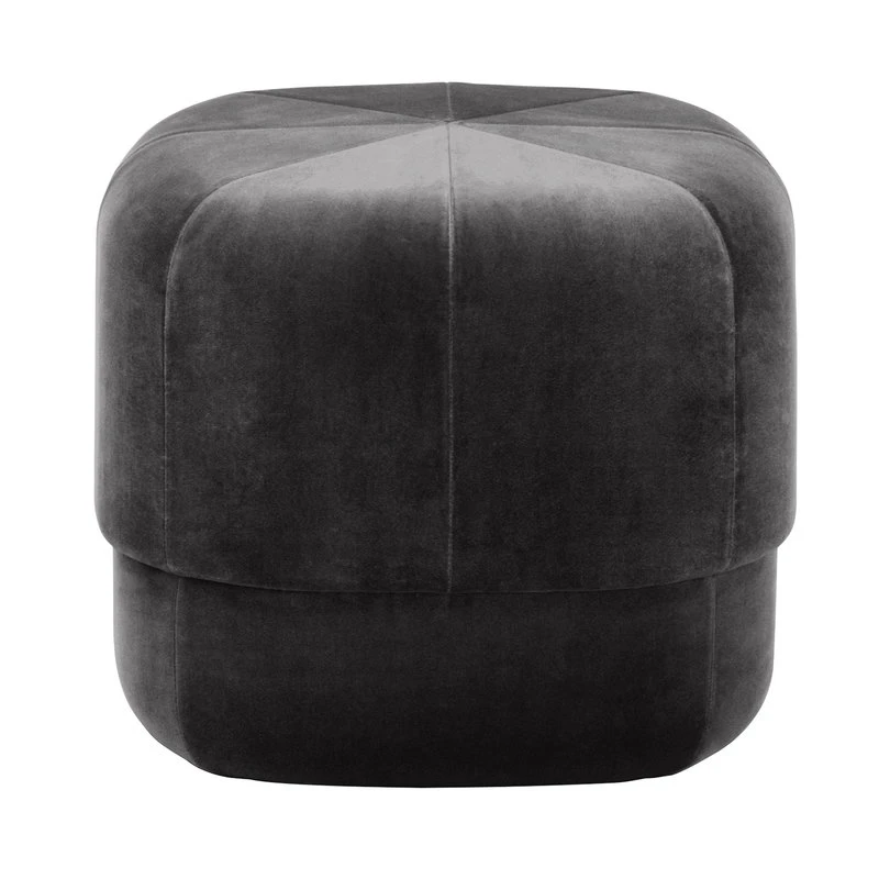 Normann Copenhagen Circus Hocker, Klein, Graues Velours 3 Normann Copenhagen Circus Hocker, Klein, Graues Velours