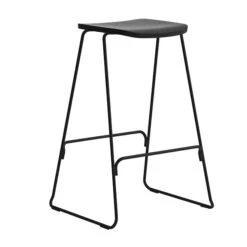 Normann Copenhagen Just Barstool 65 Cm, Ohne Rückenlehne, Schwarz