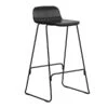 Normann Copenhagen Just Barstool 65 Cm, Mit Rückenlehne, Schwarz -Normann Copenhagen 17NCchairs iso HV