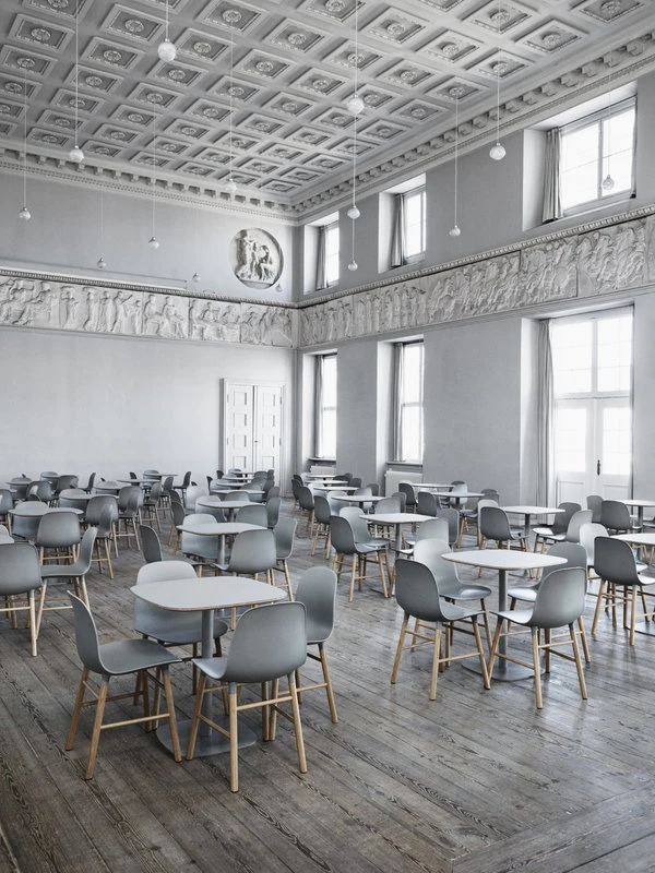 Normann Copenhagen Stuhl Form, Grau – Eiche 6 Normann Copenhagen Stuhl Form, Grau – Eiche – Bild 4