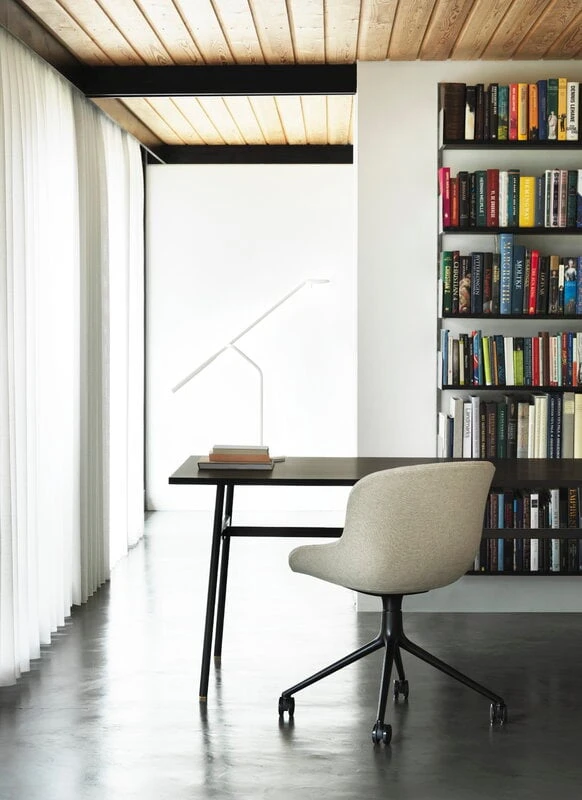 Normann Copenhagen Hyg Stuhl Mit 4 Rollen, Drehbar, Schwarz – Synergy 16 – Bild 3