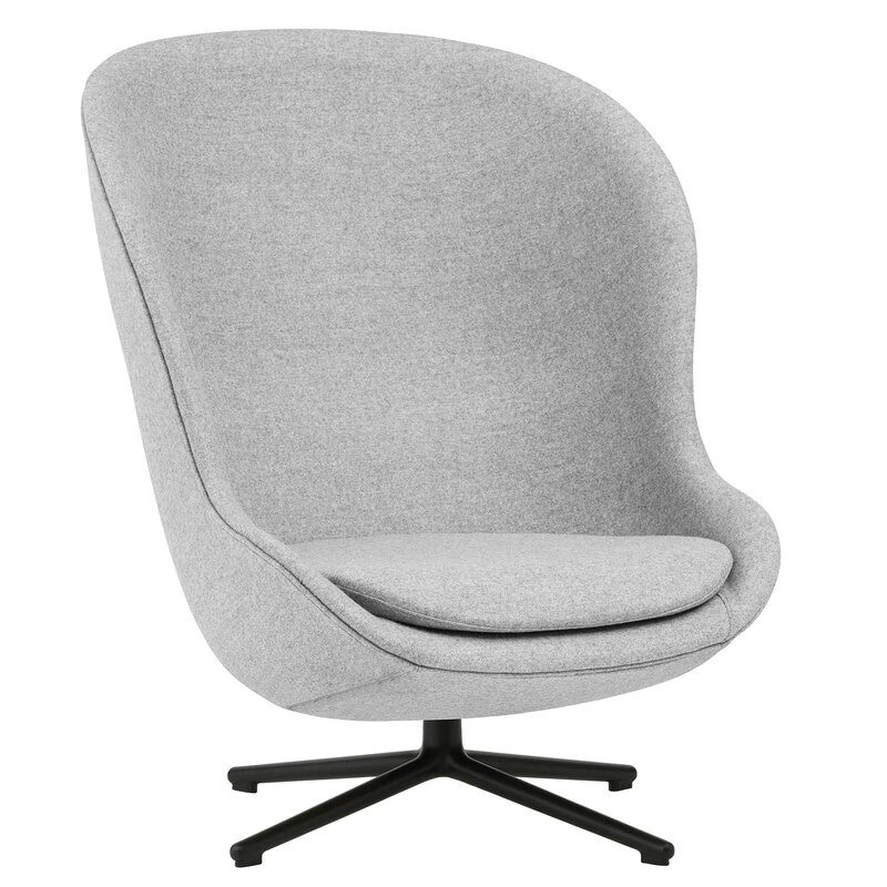 Normann Copenhagen Hyg Loungesessel, Hoch, Drehbar, Schwarz - Synergy 16 3 Normann Copenhagen Hyg Loungesessel, Hoch, Drehbar, Schwarz - Synergy 16
