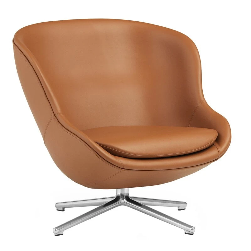 Normann Copenhagen Hyg Loungesessel, Niedrig, Dreh- Und Kippbar, Aluminium - Brandy 3 Normann Copenhagen Hyg Loungesessel, Niedrig, Dreh- Und Kippbar, Aluminium - Brandy