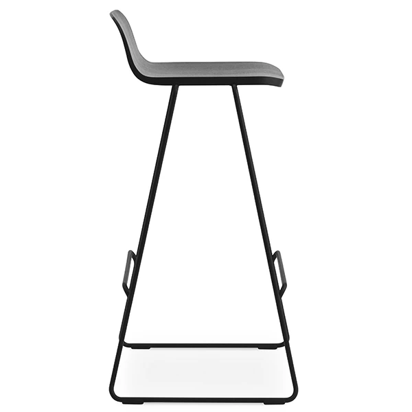Normann Copenhagen Just Barstool 75 Cm, Mit Rückenlehne, Schwarz 4 Normann Copenhagen Just Barstool 75 Cm, Mit Rückenlehne, Schwarz – Bild 2