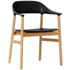 Normann Copenhagen Sessel Herit, Eiche – Schwarz