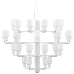 Normann Copenhagen Kronleuchter Amp, Groß, Weiß