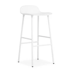 Normann Copenhagen Form Barstuhl Metallbeine 75cm