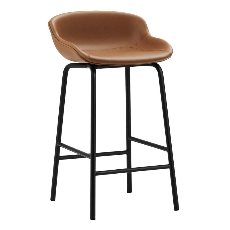 Normann Copenhagen Hyg Barhocker, 65 cm, Schwarz – Brandy Leder Ultra 3 Normann Copenhagen Hyg Barhocker, 65 cm, Schwarz – Brandy Leder Ultra