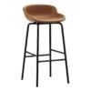Normann Copenhagen Hyg Barhocker, 75 cm, Schwarz – Brandy Leder Ultra -Normann Copenhagen 322NormannCopenhagen AK