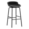 Normann Copenhagen Hyg Barhocker, 75 cm, Schwarz – Schwarzes Leder Ultra -Normann Copenhagen 323NormannCopenhagen AK