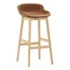 Normann Copenhagen Hyg Barhocker, 75 cm, Eiche – Brandy Leder Ultra -Normann Copenhagen 334NormannCopenhagen AK