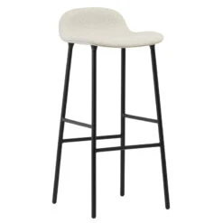 Normann Copenhagen Form Barhocker, 75 cm, Schwarzer Stahl - Main Line Flax 20