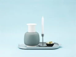 Normann Copenhagen Krenit Schale, 30 Cl, Schwarz-weiß 12 Normann Copenhagen Krenit Schale, 30 Cl, Schwarz-weiß -Normann Copenhagen 3570 Nabo Tray wVase