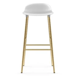Normann Copenhagen Form Barstuhl Messingbeine 75cm -Normann Copenhagen 37571 01 02 c5c0a93a22