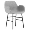Normann Copenhagen Form Armlehnstuhl, Schwarzer Stahl - Synergy 16 -Normann Copenhagen 384NormannCopenhagen
