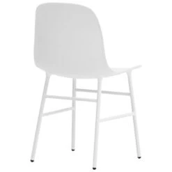 Normann Copenhagen Form Stuhl, Weißer Stahl – Weiß 9 Normann Copenhagen Form Stuhl, Weißer Stahl – Weiß -Normann Copenhagen 408 NormannCopenhagen iso
