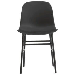 Normann Copenhagen Form Stuhl, Schwarzer Stahl – Schwarz -Normann Copenhagen 410 NormannCopenhagen iso