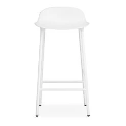 Normann Copenhagen Barhocker Form, 65 Cm, Weißer Stahl – Weiß -Normann Copenhagen 41NCchairs iso HV