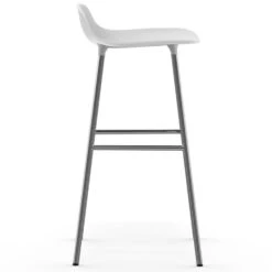 Normann Copenhagen Form Barstuhl Verchromte Beine 75cm -Normann Copenhagen 44923 01 02 8f0db5dd0a
