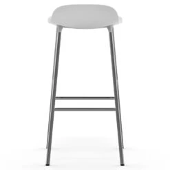Normann Copenhagen Form Barstuhl Verchromte Beine 75cm -Normann Copenhagen 44923 01 04 5d49f790a8