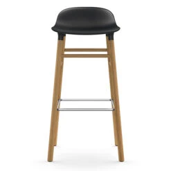 Normann Copenhagen Barhocker Form, 75 Cm, Schwarz – Eiche -Normann Copenhagen 48NCchairs iso HV