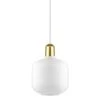Normann Copenhagen Amp Leuchte, Klein, Weiß - Messing 1 Normann Copenhagen Amp Leuchte, Klein, Weiß - Messing -Normann Copenhagen 502165 Normann Copenhagen Amp Lamp Small White Brass