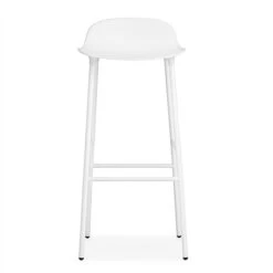 Normann Copenhagen Barhocker Form, 75 Cm, Weißer Stahl – Weiß -Normann Copenhagen 52NCchairs iso HV