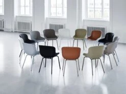 Normann Copenhagen Hyg Stuhl, Schwarzer Stahl - Main Line Flax 20 -Normann Copenhagen 603 Normann Copenhagen Hyg Chair Steel Group 01 2