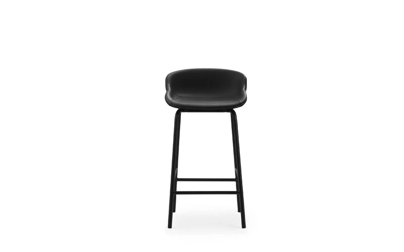 Normann Copenhagen Hyg Barhocker, 65 cm, Schwarz – Schwarzes Leder Ultra – Bild 2