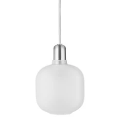 Normann Copenhagen Lampada Amp, Piccola, Bianco Opaco