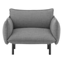 Normann Copenhagen Ark Sessel, Schwarzer Stahl - Canvas 134