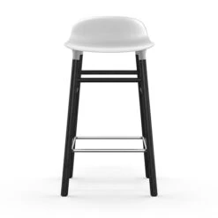 Normann Copenhagen Barhocker Form, 65 Cm, Weiß – Eiche Schwarz -Normann Copenhagen 64NCchairs iso HV