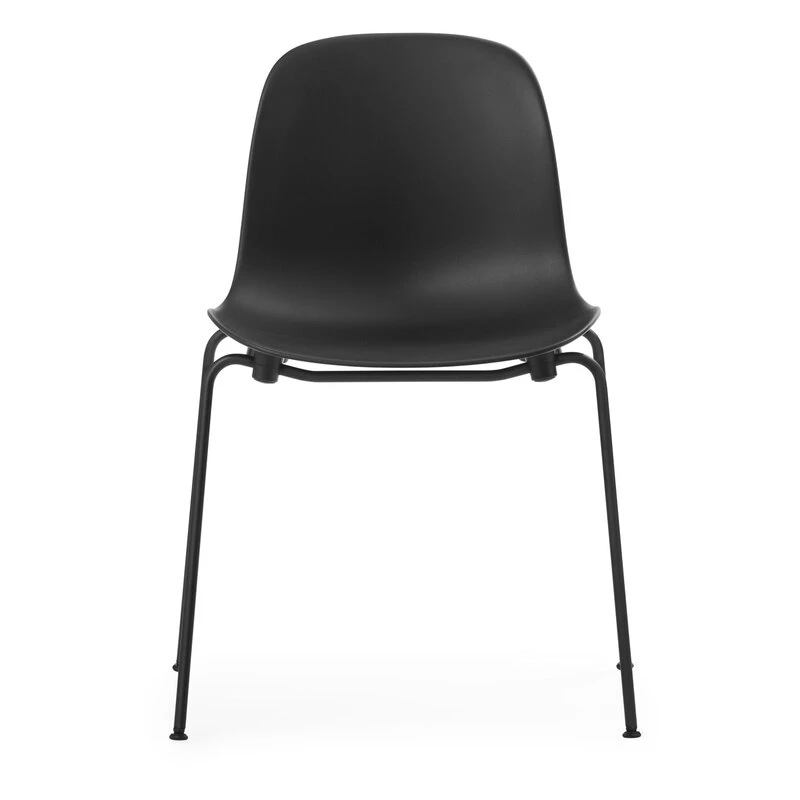 Normann Copenhagen Form Stuhl, Stapelbar, Stahl Schwarz - Schwarz 5 Normann Copenhagen Form Stuhl, Stapelbar, Stahl Schwarz - Schwarz – Bild 3