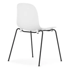 Normann Copenhagen Form Stuhl, Stapelbar, Stahl Schwarz - Weiß -Normann Copenhagen Form Chair Stacking Black Steel White 4