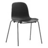 Normann Copenhagen Form Stuhl, Stapelbar, Stahl Schwarz - Schwarz -Normann Copenhagen Form Chair Stacking Black Steel 1