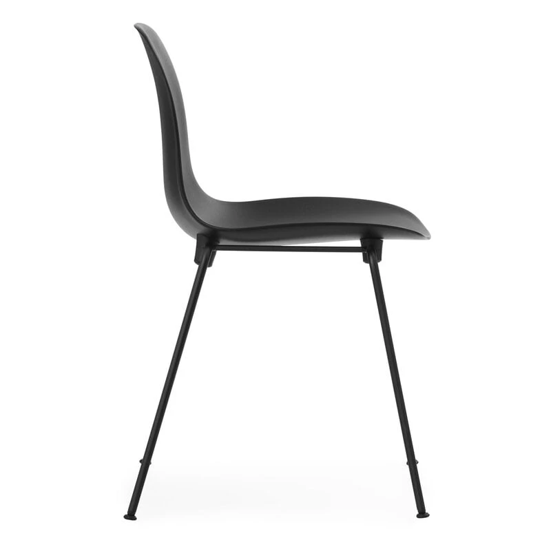 Normann Copenhagen Form Stuhl, Stapelbar, Stahl Schwarz - Schwarz 4 Normann Copenhagen Form Stuhl, Stapelbar, Stahl Schwarz - Schwarz – Bild 2