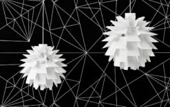 Normann Copenhagen Norm 69 Lampenschirm, S -Normann Copenhagen Norm 69 two sizes on black background 300dpi