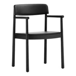 Normann Copenhagen Timb Sessel, Schwarz - Ultra Leder Schwarz