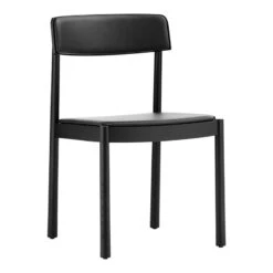 Normann Copenhagen Timb Stuhl, Hellbraun - Ultra Leder Schwarz