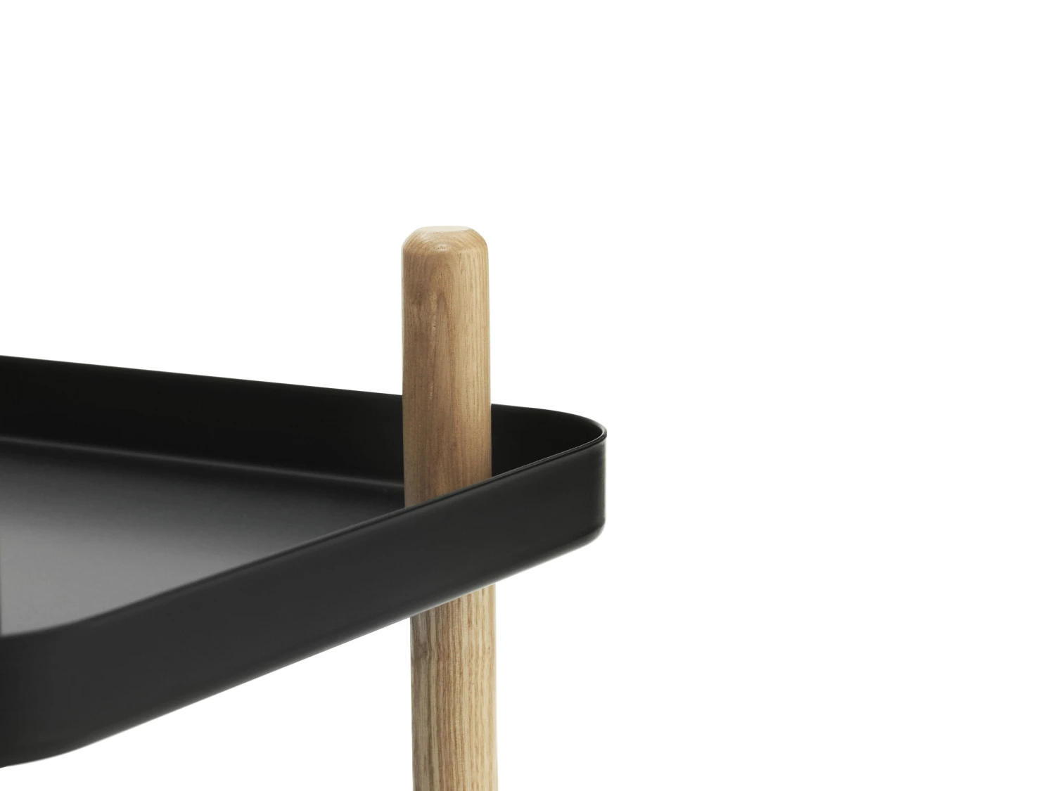 Ablage Block Metall Schwarz / Auf Rollen - Normann Copenhagen 6 Ablage Block Metall Schwarz / Auf Rollen - Normann Copenhagen – Bild 4