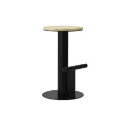 Barhocker Pole Metall Schwarz / H 65 Cm - Normann Copenhagen