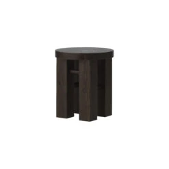 Normann Copenhagen 7 Hocker Fyr Holz Braun / Ø 40 X H 45 Cm - Normann Copenhagen