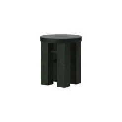 Normann Copenhagen 9 Hocker Fyr Holz Grün / Ø 40 X H 45 Cm - Normann Copenhagen