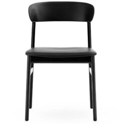 Normann Copenhagen Herit Stuhl, Eiche Schwarz – Leder Schwarz -Normann Copenhagen nc herit tuoli musta spectrum2 mv