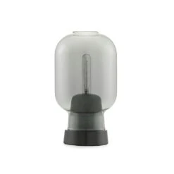 Normann Copenhagen Amp Tischlampe, Rauchfarben / Schwarz Marmor