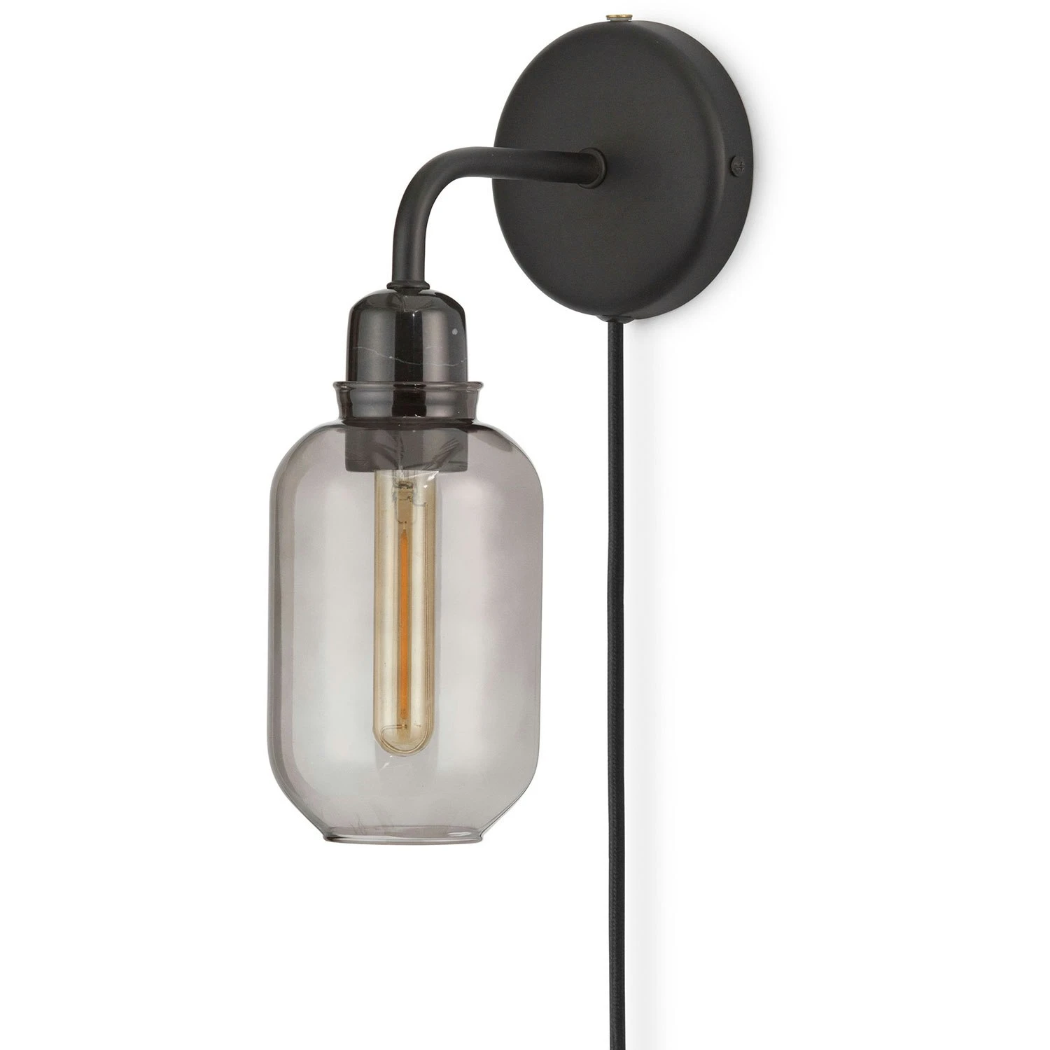 Normann Copenhagen Amp Wandleuchte, Smoke / Schwarz 4 Normann Copenhagen Amp Wandleuchte, Smoke / Schwarz – Bild 2